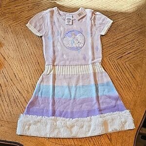 Elsa Frozen sweater dress size  S 6/6x NWT